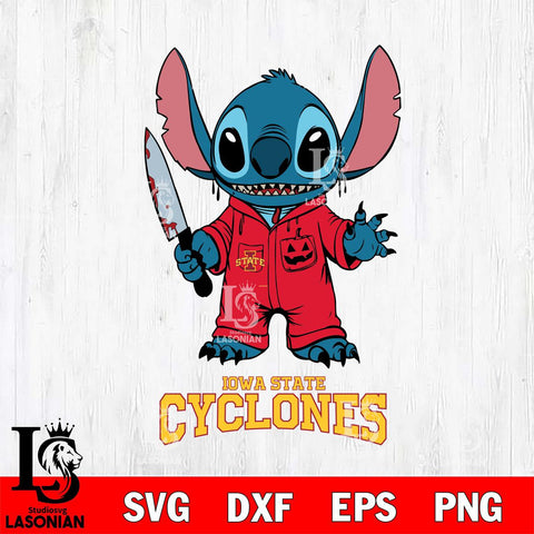 Iowa State Cyclones Stitch Horror 2 Svg Eps Dxf Png File, NCAA svg, Digital Download, Instant Download