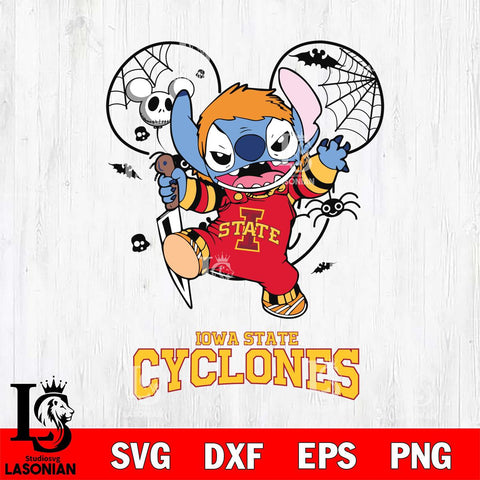 Iowa State Cyclones Stitch Michael Halloween Svg Eps Dxf Png File, Digital Download, Instant Download