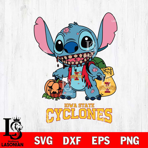 Iowa State Cyclones Stitch Zombie Svg Eps Dxf Png File, NCAA svg, Digital Download, Instant Download