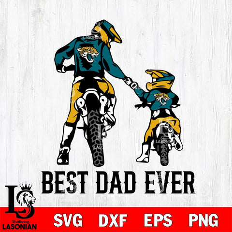 Jacksonville Jaguars Best Dad Ever Svg Eps Dxf Png File, Digital Download, Instant Download