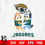 Jacksonville Jaguars Bluey Chilli Dance Svg Eps Dxf Png File, Digital Download, Instant Download