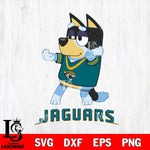 Jacksonville Jaguars Bluey Dad Dance Svg Eps Dxf Png File, Digital Download, Instant Download