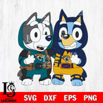 Jacksonville Jaguars Bluey Deadpool Wolverine Svg Eps Dxf Png File, Digital Download, Instant Download