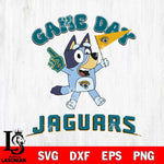 Jacksonville Jaguars Bluey Game Day Svg Eps Dxf Png File, Digital Download, Instant Download