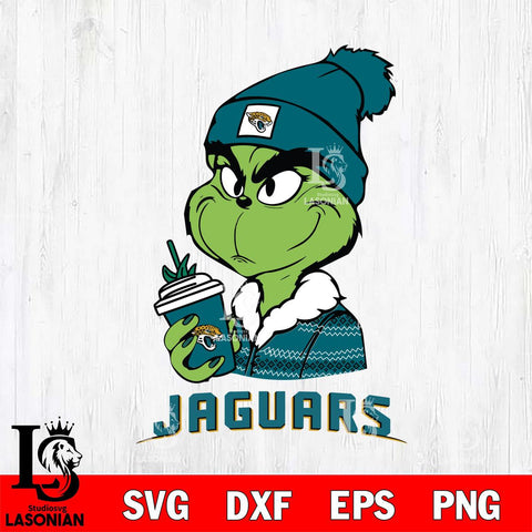 Jacksonville Jaguars Boujee Grinch Christmas Svg Eps Dxf Png File,Cricut svg files, Digital Download, Instant Download