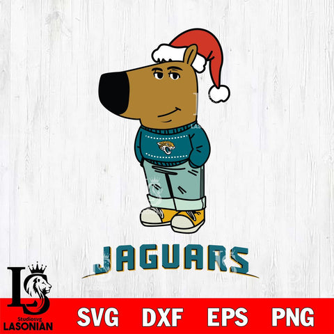 Jacksonville Jaguars Chill Guy Christmas Svg Eps Dxf Png File,NFL Svg Files,Christmas svg ,Digital Download ,Instant Download