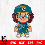 Jacksonville Jaguars Chucky Football Horror Halloween Svg Eps Dxf Png File, Digital Download, Instant Download