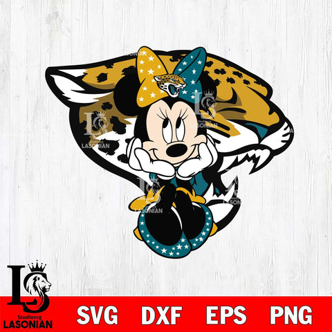 Jacksonville Jaguars Cute Minnie Mouse