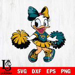 Jacksonville Jaguars Daisy Duck Cheerleader Svg Eps Dxf Png File, Digital Download, Instant Download