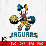 Jacksonville Jaguars Daisy Duck Cheerleader Disney, Svg Eps Dxf Png File, Digital Download