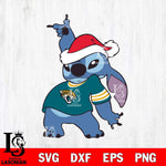 Jacksonville Jaguars Disney Lilo & Stitch Christmas Svg Eps Dxf Png File, Digital Download, Instant Download