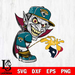 Jacksonville Jaguars Dracula Piss On Houston Texans Svg Eps Dxf Png File, Digital Download, Instant Download