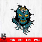 Jacksonville Jaguars Ferocious Skull SVG