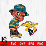 Jacksonville Jaguars Freddy Krueger Piss On Houston Texans Svg Eps Dxf Png File, Digital Download, Instant Download