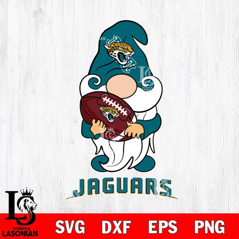 Jacksonville Jaguars Gnomes Christmas football Svg Eps Dxf Png File, Digital Download, Instant Download