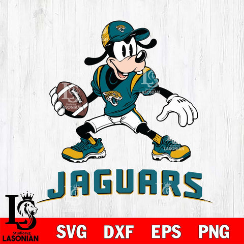 Jacksonville Jaguars Goofy Disney, Svg Eps Dxf Png File, Digital Download