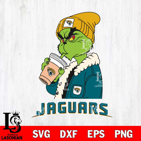 Jacksonville Jaguars Grinch Bougie Football Svg Eps Dxf Png File, Digital Download, Instant Download