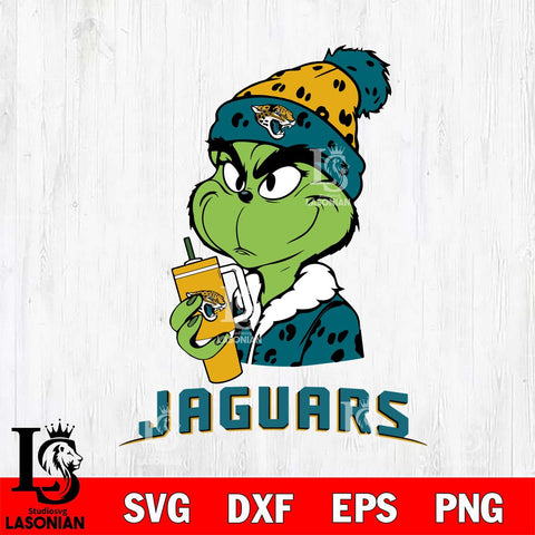 Jacksonville Jaguars Grinch Bougie Leopard Svg Eps Dxf Png File, Digital Download, Instant Download