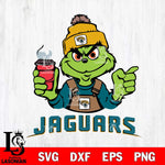 Jacksonville Jaguars Grinch with coffee Svg Eps Dxf Png File, Digital Download, Instant Download