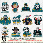 Jacksonville Jaguars Halloween Bundle 12 SVG Svg Eps Dxf Png File, Bundle NFL svg, Digital Download, Instant Download