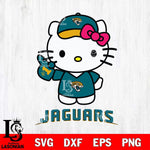 Jacksonville Jaguars Hello Kitty Best Fan Svg Eps Dxf Png File, Digital Download, Instant Download