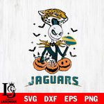 Jacksonville Jaguars Jack Skellington 2 halloween Svg Eps Dxf Png File, Digital Download, Instant Download