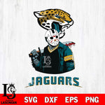 Jacksonville Jaguars Jason Voorhees 10 Svg Eps Dxf Png File, Digital Download