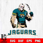 Jacksonville Jaguars Jason Voorhees Svg Eps Dxf Png File, Digital Download