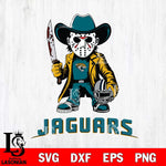 Jacksonville Jaguars Jason Voorhees 3 Svg Eps Dxf Png File, Digital Download