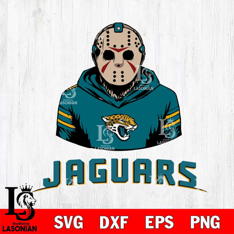 Jacksonville Jaguars Jason Voorhees 4 Svg Eps Dxf Png File, Digital Download