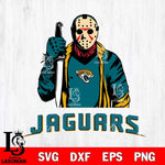 Jacksonville Jaguars Jason Voorhees 6 Svg Eps Dxf Png File, Digital Download