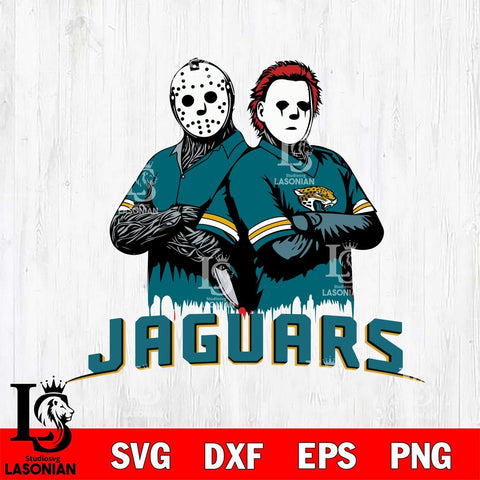 Jacksonville Jaguars Jason Voorhees 8 Svg Eps Dxf Png File, Digital Download