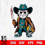 Jacksonville Jaguars Jason Voorhees Horror Svg Eps Dxf Png File, NFL svg, Digital Download, Instant Download