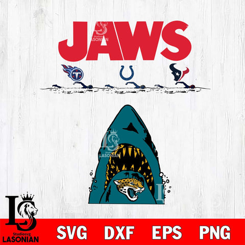 Jacksonville Jaguars Jaws Eat Titans, Colts, Texans Svg Eps Dxf Png File, Digital Download, Instant Download