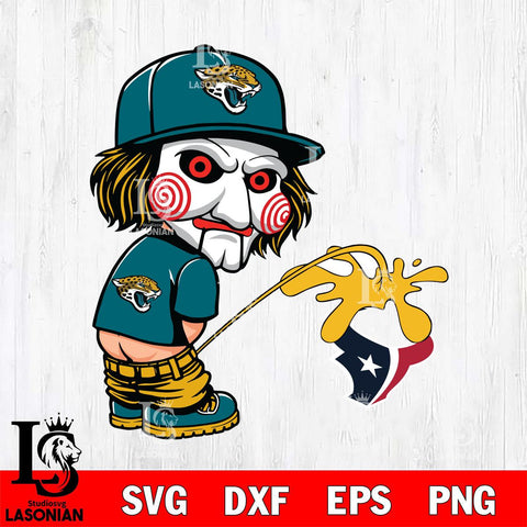 Jacksonville Jaguars Jigsaw Piss On Houston Texans Svg Eps Dxf Png File, Digital Download, Instant Download