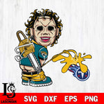 Jacksonville Jaguars Leatherface Piss On Tennessee Titans Svg Eps Dxf Png File, Digital Download, Instant Download