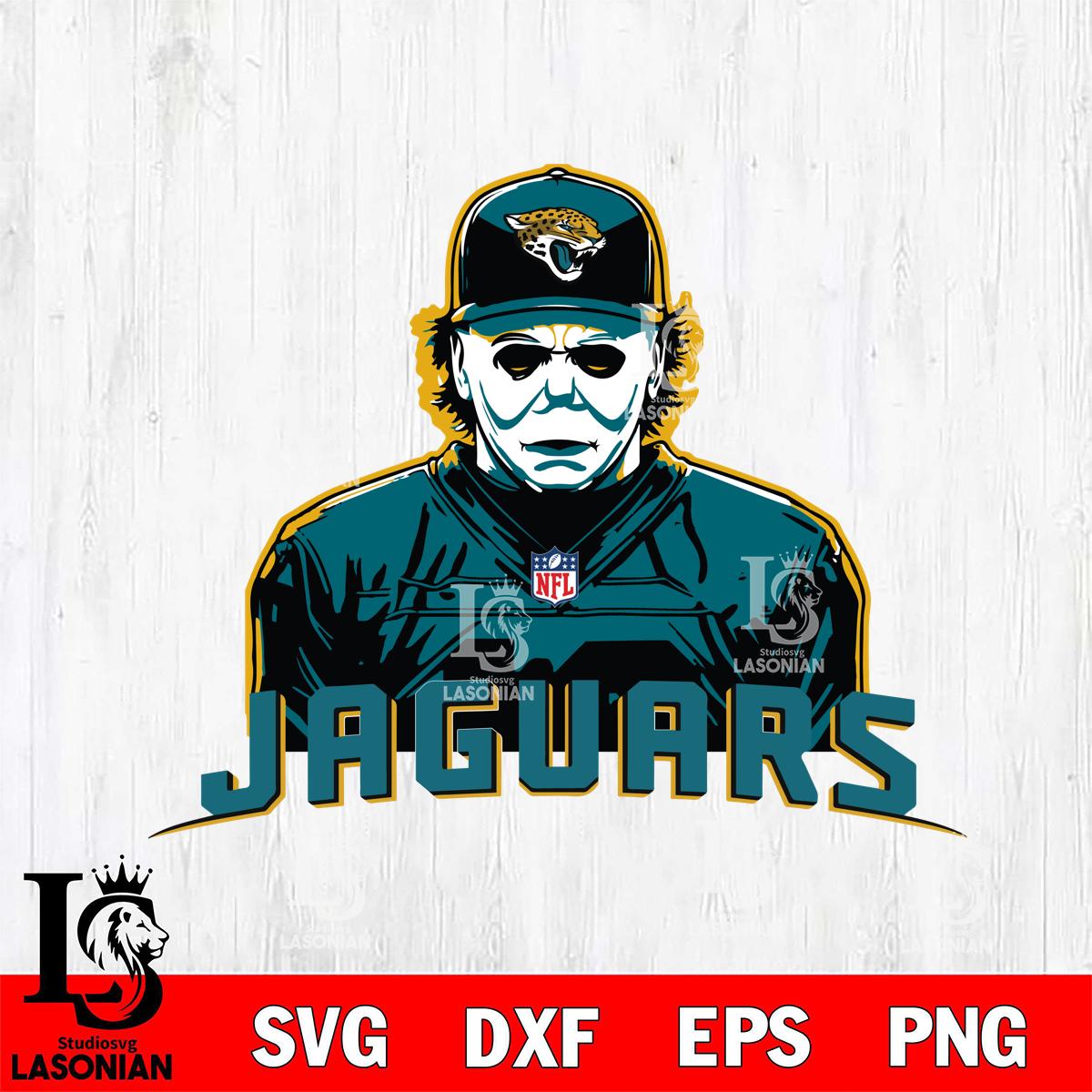 Jacksonville Jaguars Michael Myers Horror Halloween – lasoniansvg