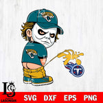 Jacksonville Jaguars Michael Myers Piss On Tennessee Titans Svg Eps Dxf Png File, Digital Download, Instant Download