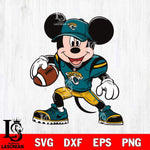 Jacksonville Jaguars Mickey Mouse Svg Eps Dxf Png File, Digital Download, Instant Download