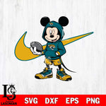 Jacksonville Jaguars Mickey Wearing Hoodie Sport Svg Eps Dxf Png File, Digital Download, Instant Download