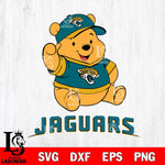 Jacksonville Jaguars Pooh Bear Disney, Svg Eps Dxf Png File, Digital Download