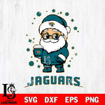 Jacksonville Jaguars Santa Claus Coffe Svg Eps Dxf Png File,NFL Svg Files,Digital Download,Sublimation,Instant Download