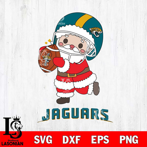 Jacksonville Jaguars Santa Claus Cute Svg Eps Dxf Png File,NFL Svg Files,Digital Download,Sublimation,Instant Download