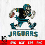 Jacksonville Jaguars Skeleton Football Svg Eps Dxf Png File, Digital Download