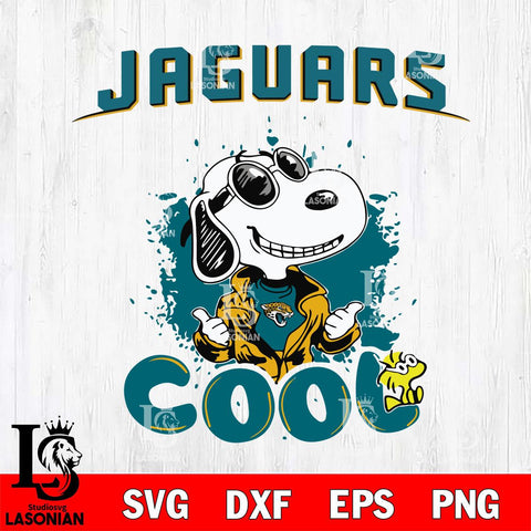 Jacksonville Jaguars Snoopy Sport 7 Svg Eps Dxf Png File, NFL svg, Digital Download, Instant Download