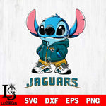 Jacksonville Jaguars Stitch Disney NFL Svg Eps Dxf Png File, Digital Download, Instant Download