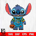 Jacksonville Jaguars Stitch Horror Football Halloween Svg Eps Dxf Png File, NFL svg, Digital Download, Instant Download