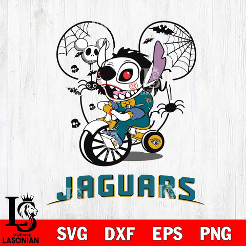 Jacksonville Jaguars Stitch Jigsaws Halloween Svg Eps Dxf Png File, Digital Download, Instant Download