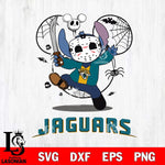 Jacksonville Jaguars Stitch jason voorhees Halloween Svg Eps Dxf Png File, Digital Download, Instant Download