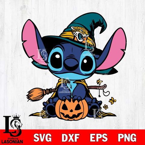 Jacksonville Jaguars Stitch witch Football Svg Eps Dxf Png File, NFL svg, Digital Download, Instant Download